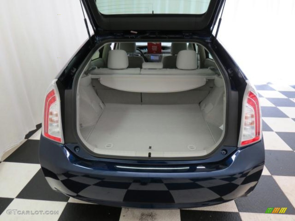 2012 Prius 3rd Gen Two Hybrid - Nautical Blue Metallic / Misty Gray photo #16
