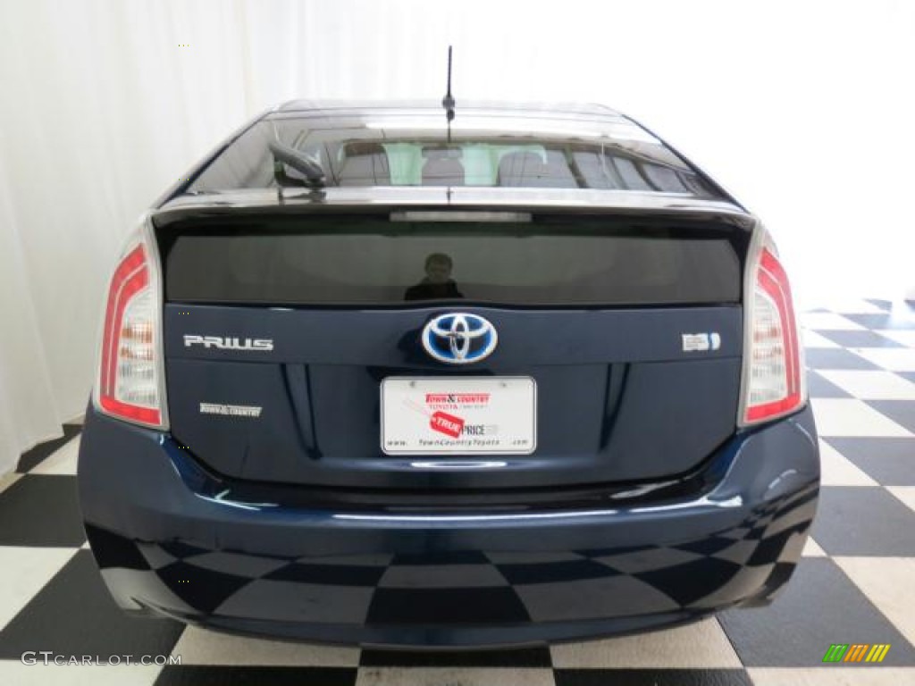 2012 Prius 3rd Gen Two Hybrid - Nautical Blue Metallic / Misty Gray photo #18