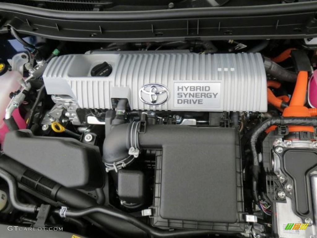 2012 Prius 3rd Gen Two Hybrid - Nautical Blue Metallic / Misty Gray photo #20