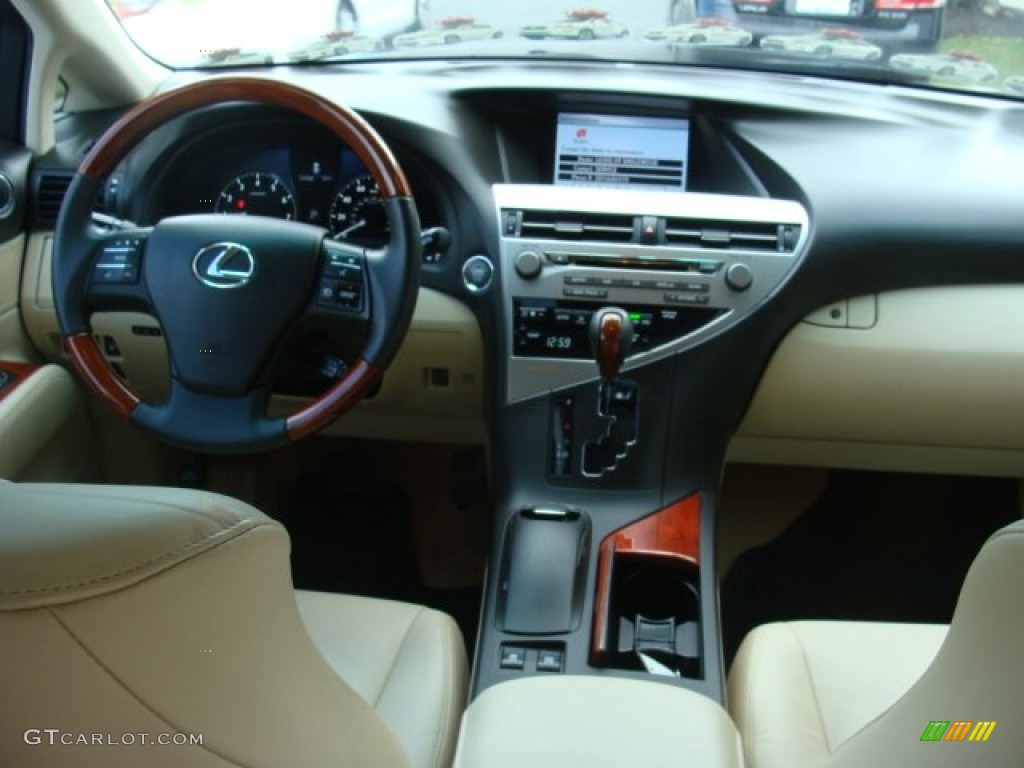 2011 Lexus RX 350 AWD Parchment Dashboard Photo #74045609
