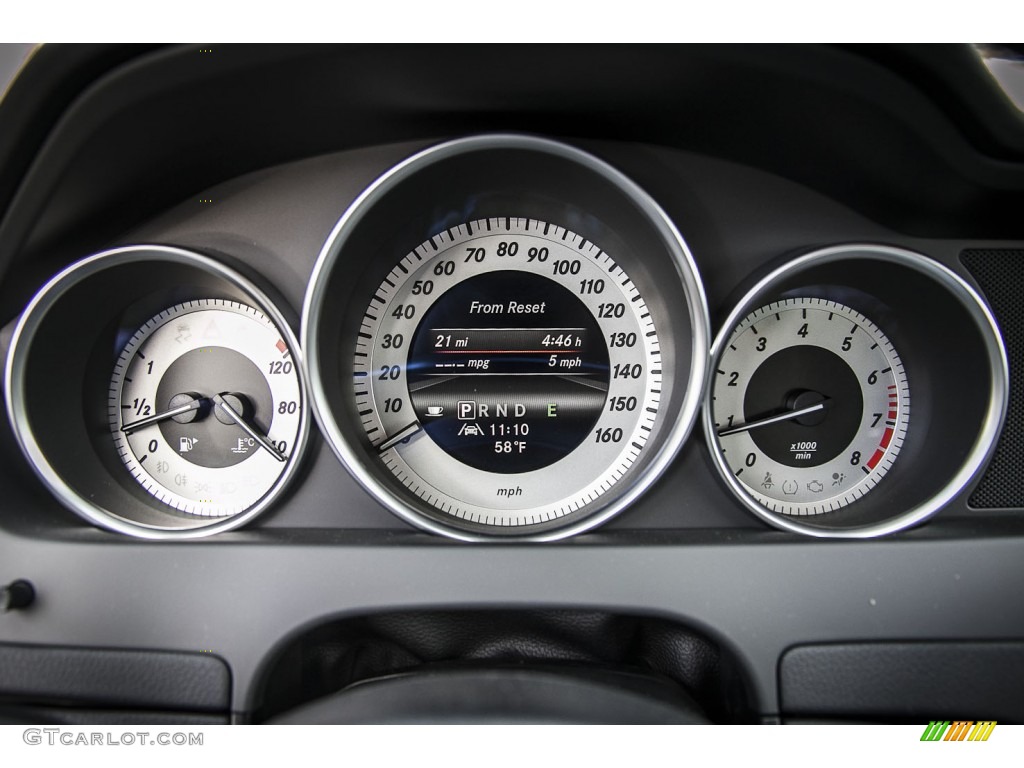 2013 Mercedes-Benz C 250 Sport Gauges Photo #74046169