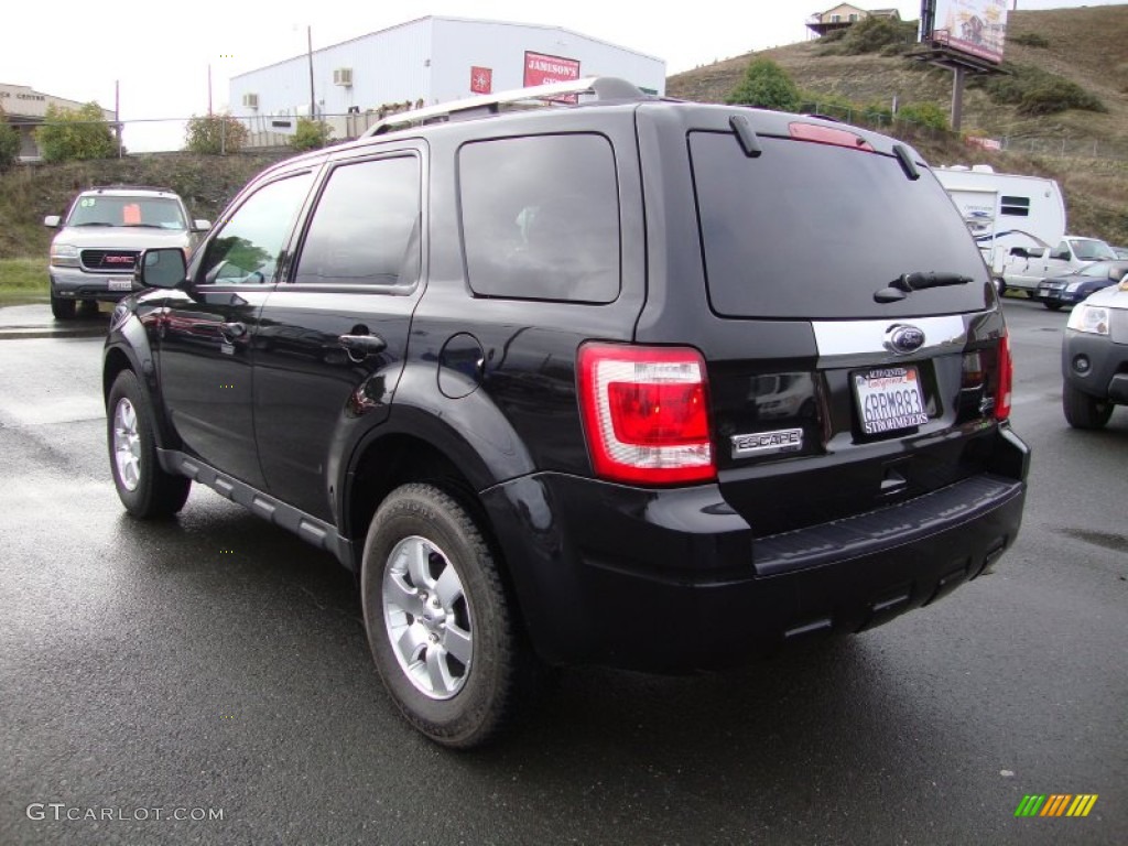 2011 Escape Limited V6 - Tuxedo Black Metallic / Charcoal Black photo #5
