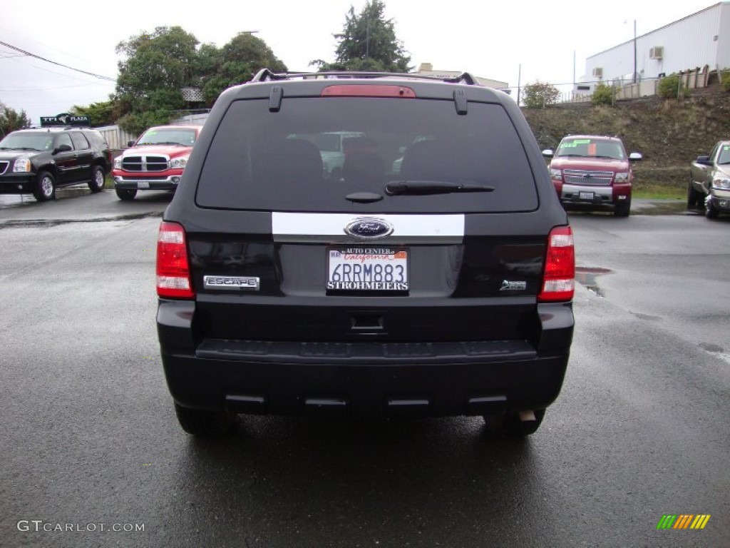 2011 Escape Limited V6 - Tuxedo Black Metallic / Charcoal Black photo #6