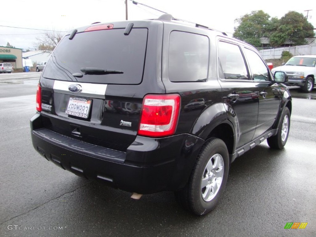 2011 Escape Limited V6 - Tuxedo Black Metallic / Charcoal Black photo #7
