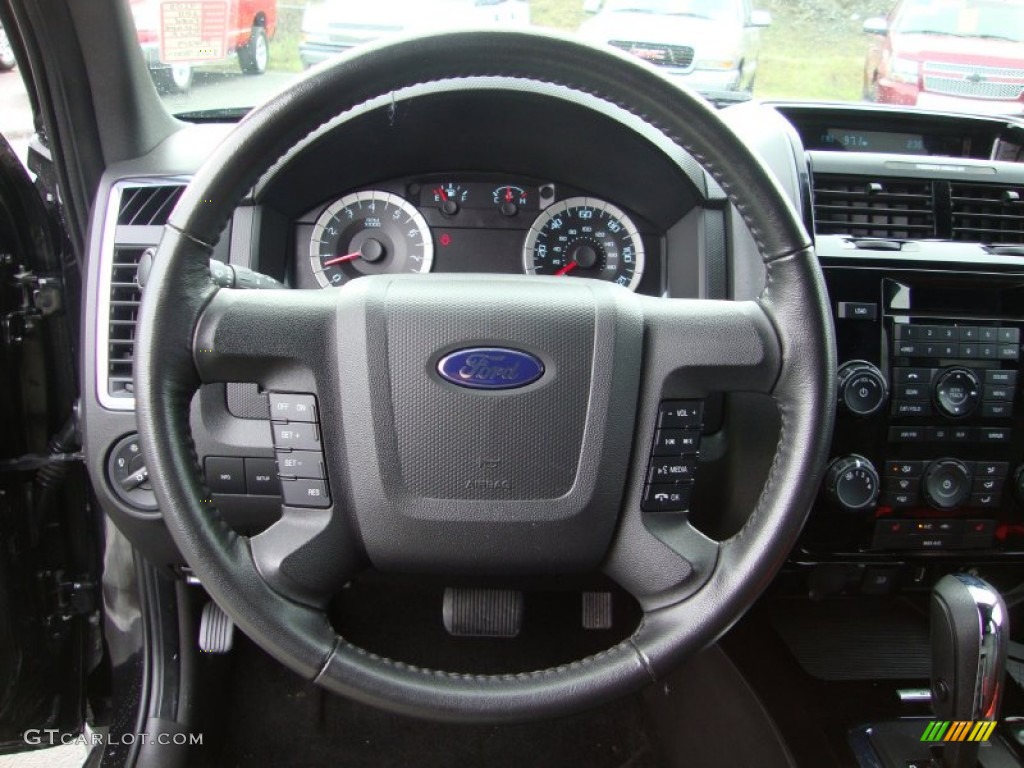 2011 Escape Limited V6 - Tuxedo Black Metallic / Charcoal Black photo #13