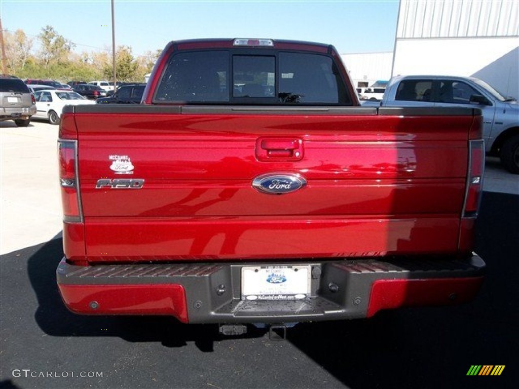 2013 F150 FX2 SuperCrew - Ruby Red Metallic / Black photo #5