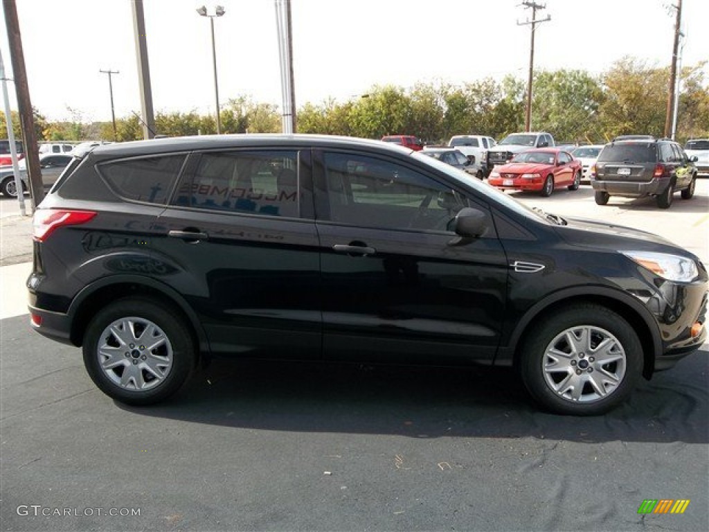 2013 Escape S - Tuxedo Black Metallic / Charcoal Black photo #8