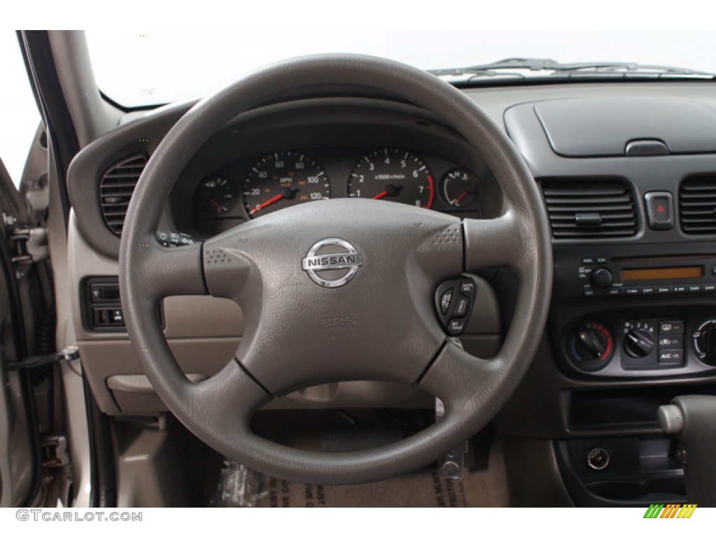 2006 Nissan Sentra 1.8 S Charcoal Steering Wheel Photo #74047360