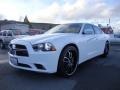 2012 Bright White Dodge Charger SXT  photo #3