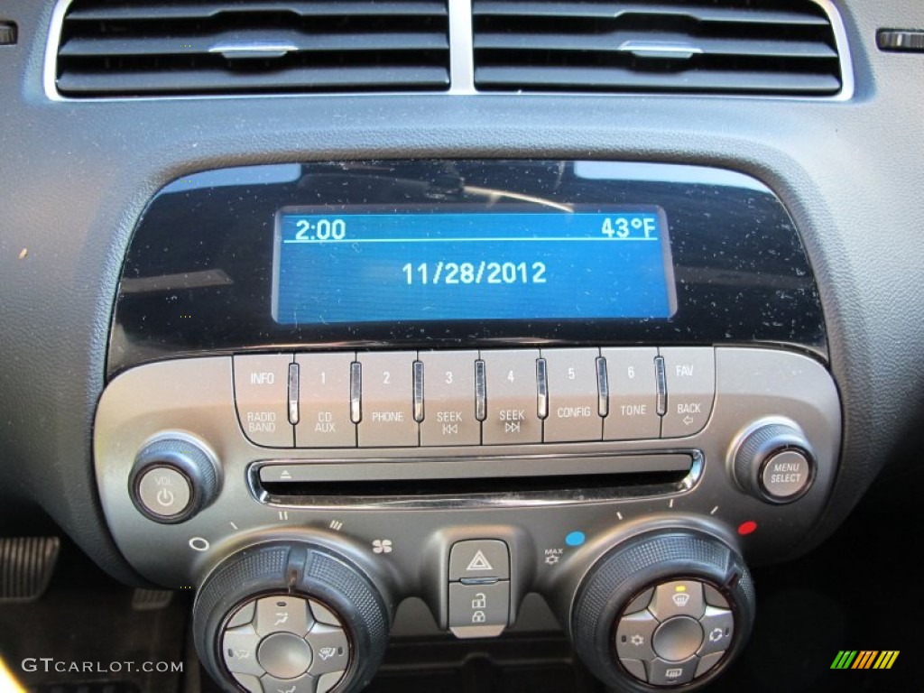 2011 Chevrolet Camaro LT/RS Coupe Audio System Photos