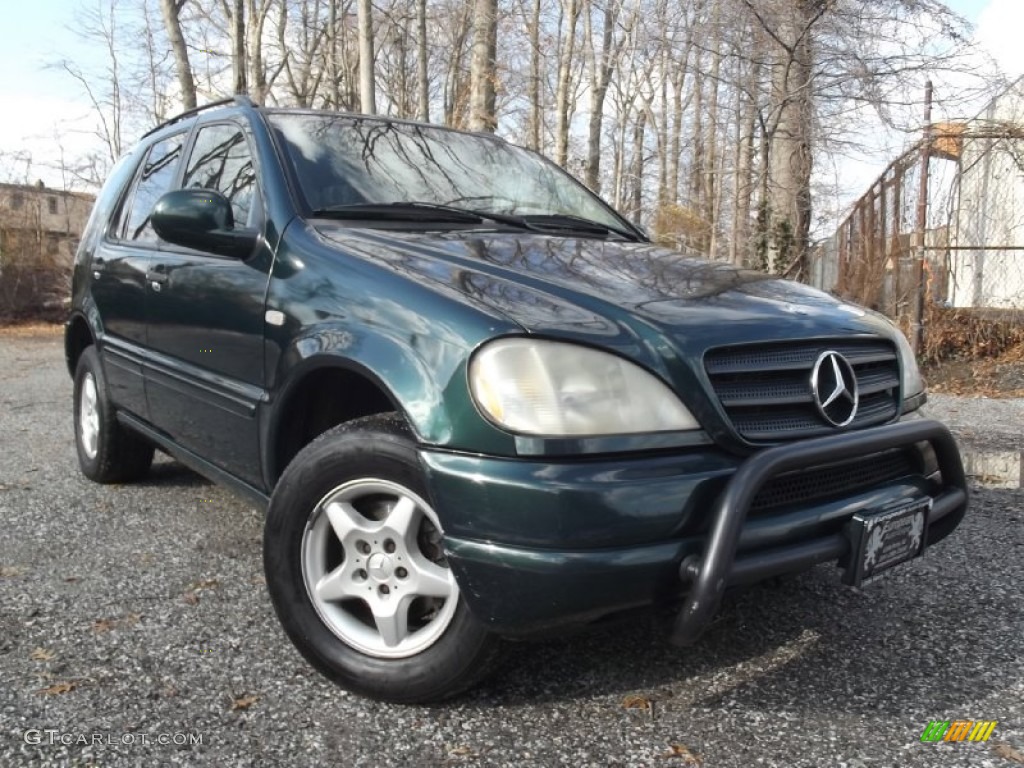 2001 ML 320 4Matic - Cypress Green Metallic / Charcoal photo #2