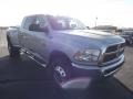 2012 Bright Silver Metallic Dodge Ram 3500 HD SLT Mega Cab 4x4 Dually  photo #3