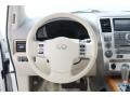 Wheat 2010 Infiniti QX 56 4WD Steering Wheel