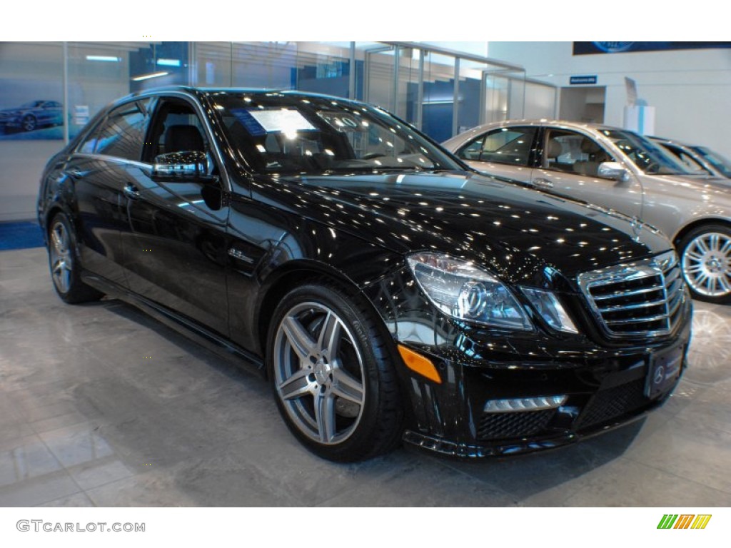 Black 2010 Mercedes-Benz E 63 AMG Sedan Exterior Photo #74048492