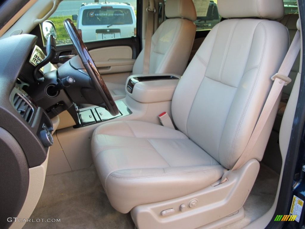 2007 Yukon XL Denali AWD - Blue-Green Crystal / Cocoa/Light Cashmere photo #14