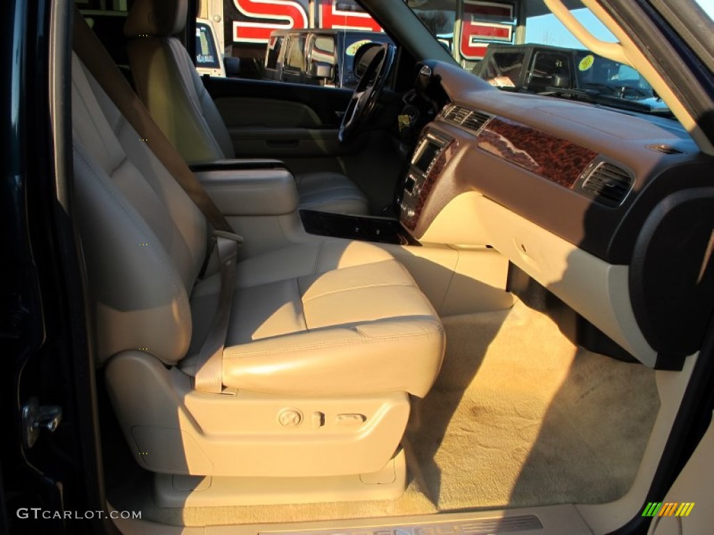 2007 Yukon XL Denali AWD - Blue-Green Crystal / Cocoa/Light Cashmere photo #15