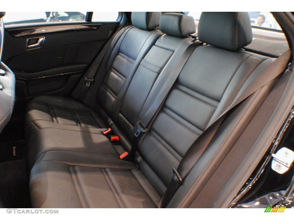 Black Interior 2010 Mercedes-Benz E 63 AMG Sedan Photo #74048702