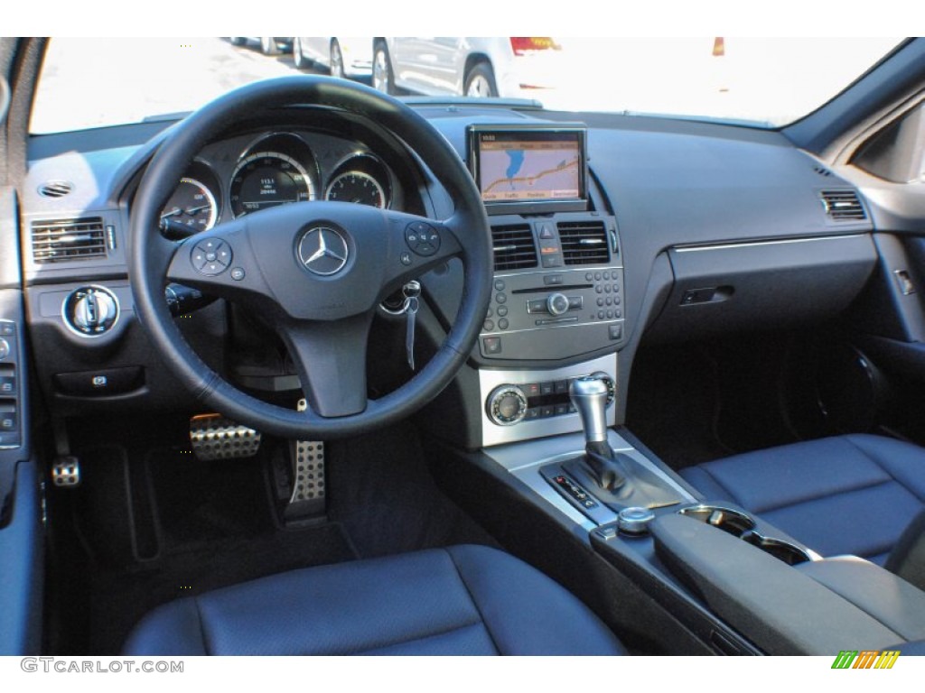 Black Interior 2010 Mercedes-Benz C 300 Sport 4Matic Photo #74049516