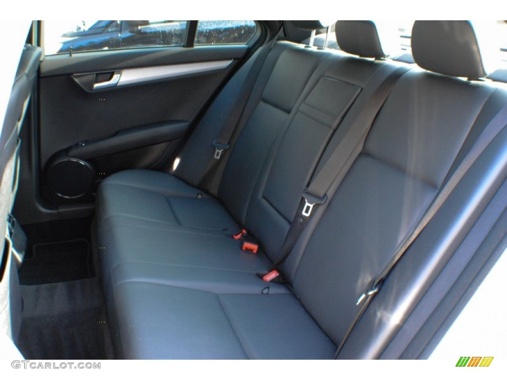 Black Interior 2010 Mercedes-Benz C 300 Sport 4Matic Photo #74049536