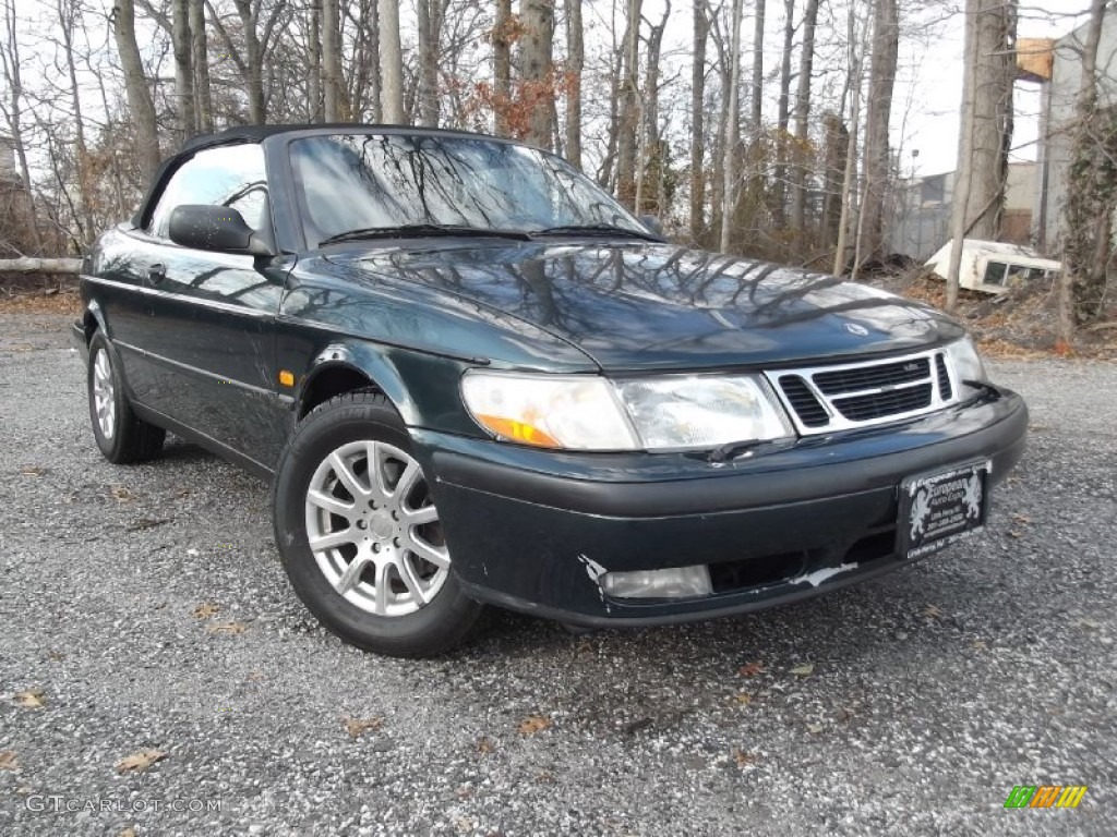2000 9-3 Convertible - Sun Green Metallic / Warm Beige photo #2