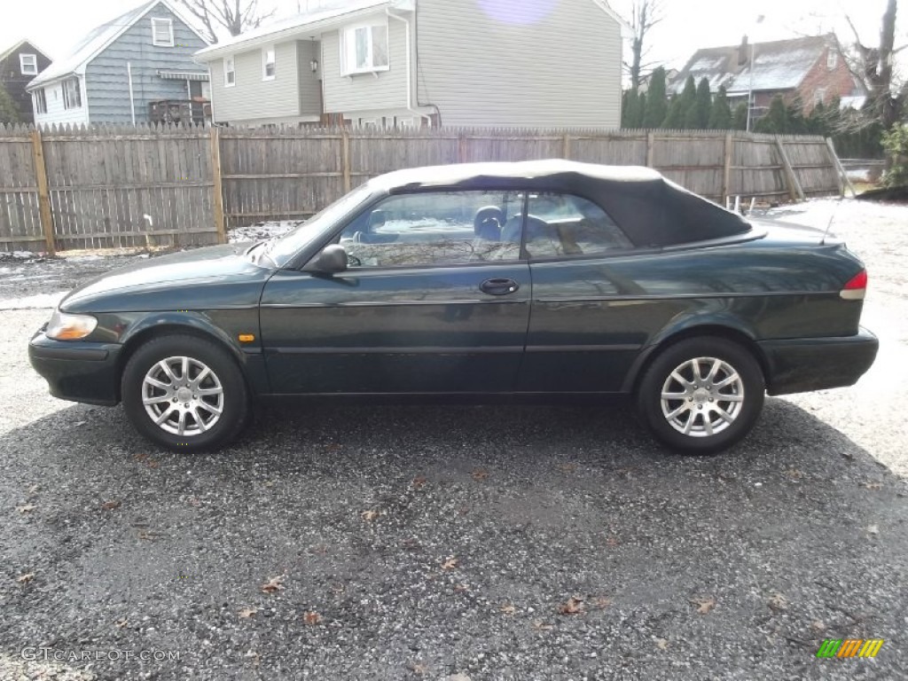 2000 9-3 Convertible - Sun Green Metallic / Warm Beige photo #7