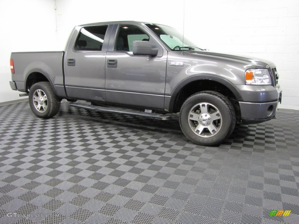 2006 F150 FX4 SuperCrew 4x4 - Dark Shadow Grey Metallic / Black photo #8
