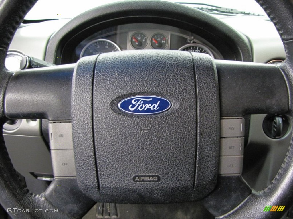 2006 F150 FX4 SuperCrew 4x4 - Dark Shadow Grey Metallic / Black photo #19