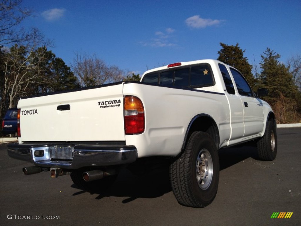 1998 Tacoma PreRunner V6 Extended Cab - White / Gray photo #10