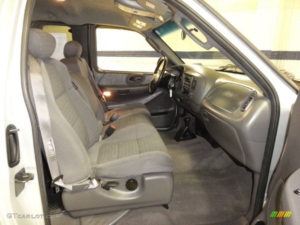 2002 F150 XLT SuperCab 4x4 - Silver Metallic / Medium Graphite photo #18