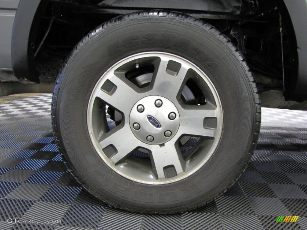 2006 F150 FX4 SuperCrew 4x4 - Dark Shadow Grey Metallic / Black photo #29