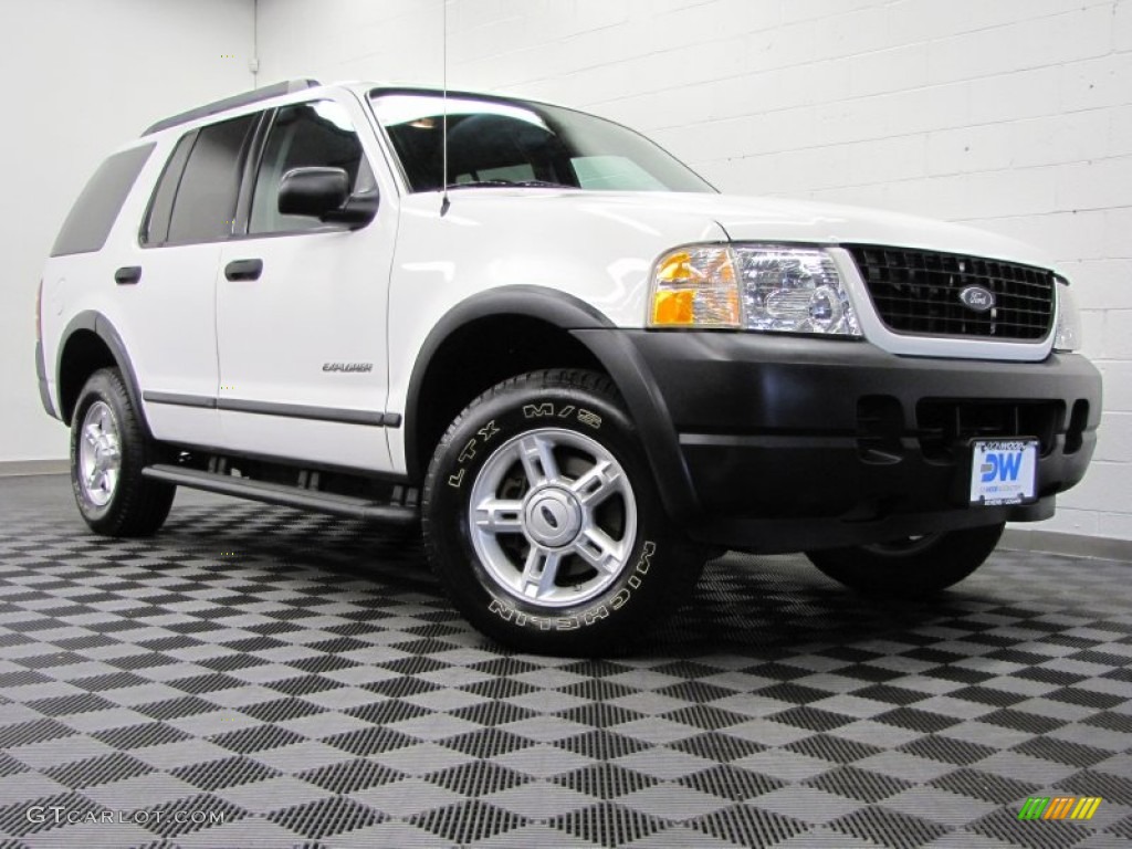 2005 Explorer XLS 4x4 - Oxford White / Graphite photo #1