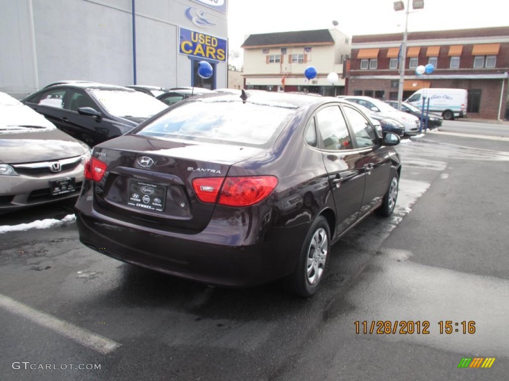 2009 Elantra GLS Sedan - Purple Rain / Beige photo #5