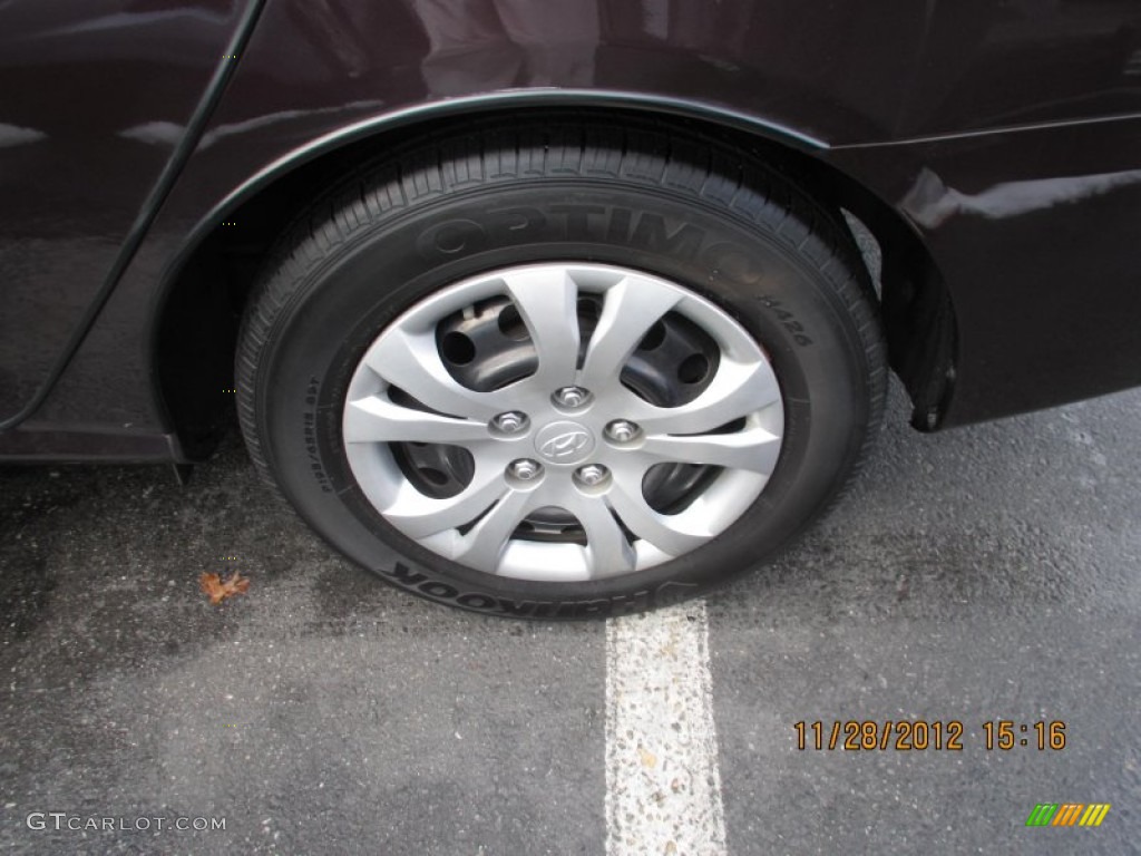 2009 Elantra GLS Sedan - Purple Rain / Beige photo #7