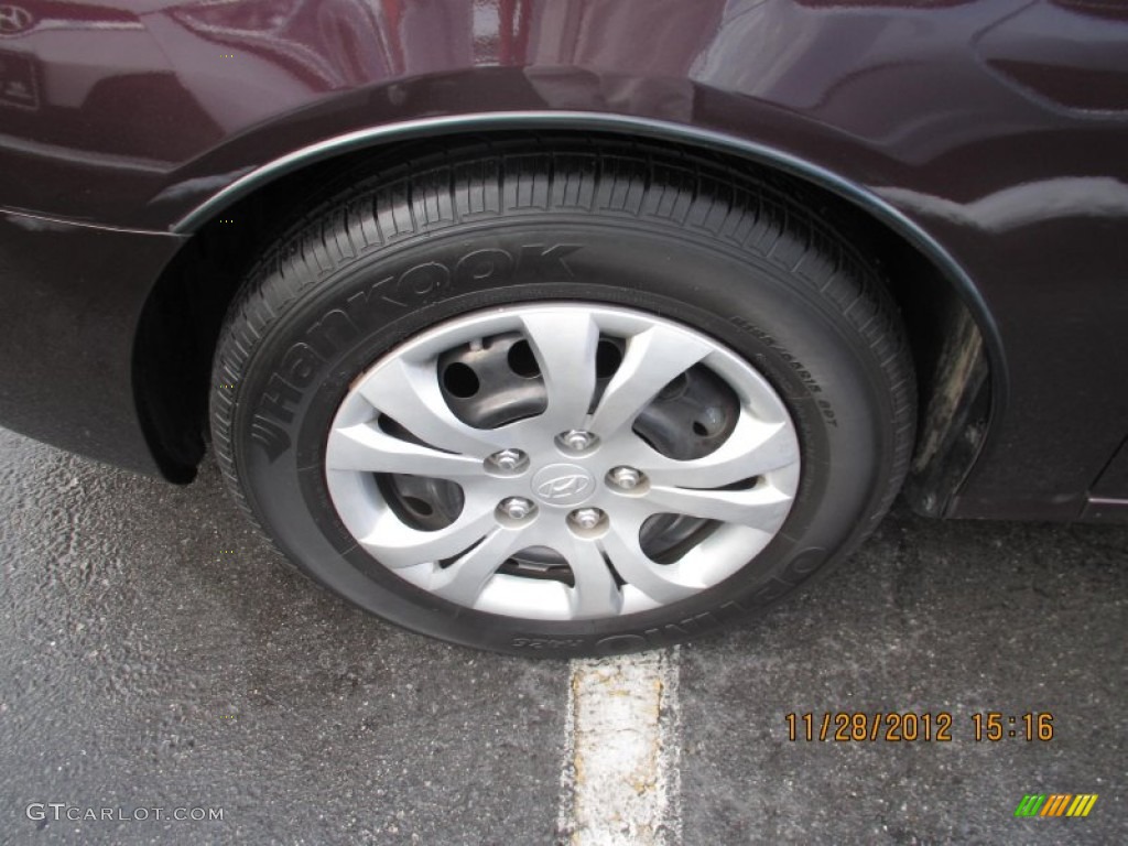 2009 Elantra GLS Sedan - Purple Rain / Beige photo #8