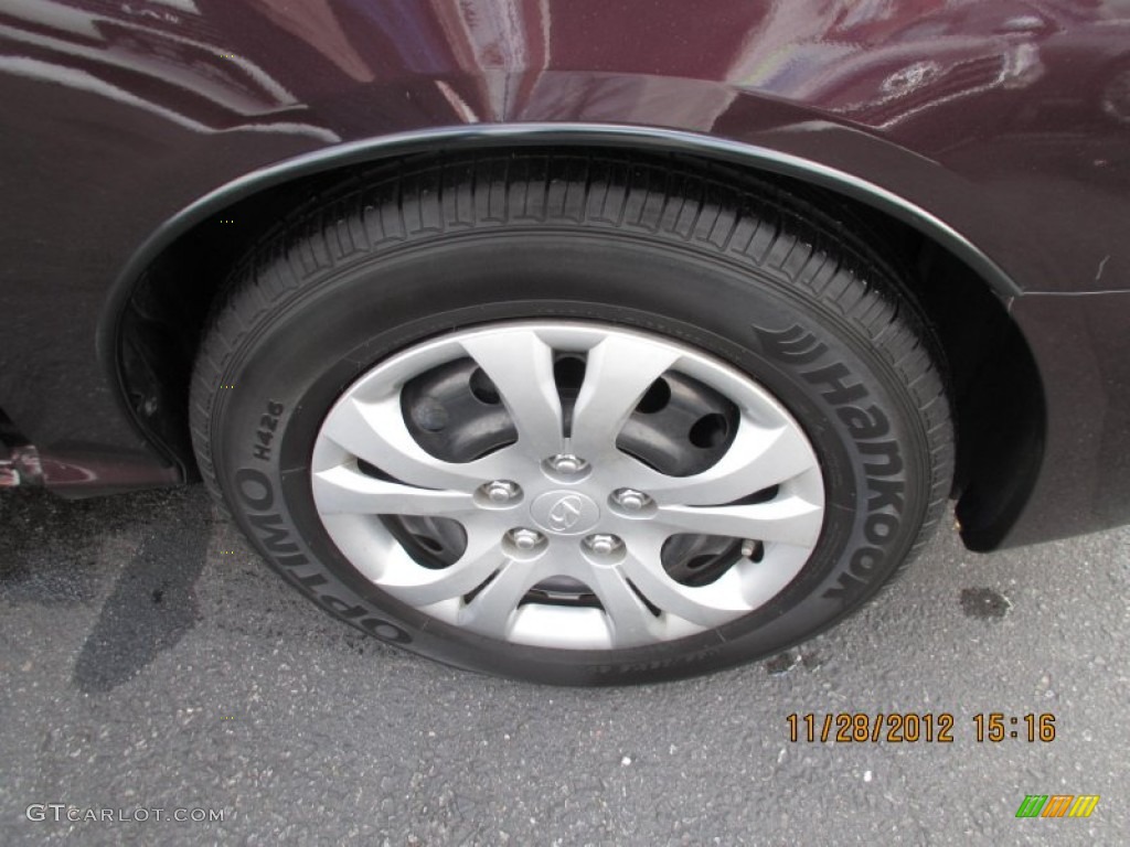 2009 Elantra GLS Sedan - Purple Rain / Beige photo #9