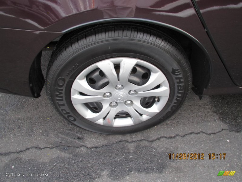 2009 Elantra GLS Sedan - Purple Rain / Beige photo #10