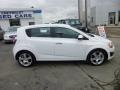 2012 Summit White Chevrolet Sonic LTZ Hatch  photo #8