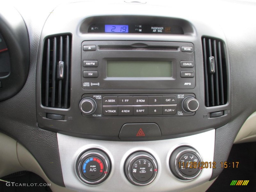 2009 Elantra GLS Sedan - Purple Rain / Beige photo #15