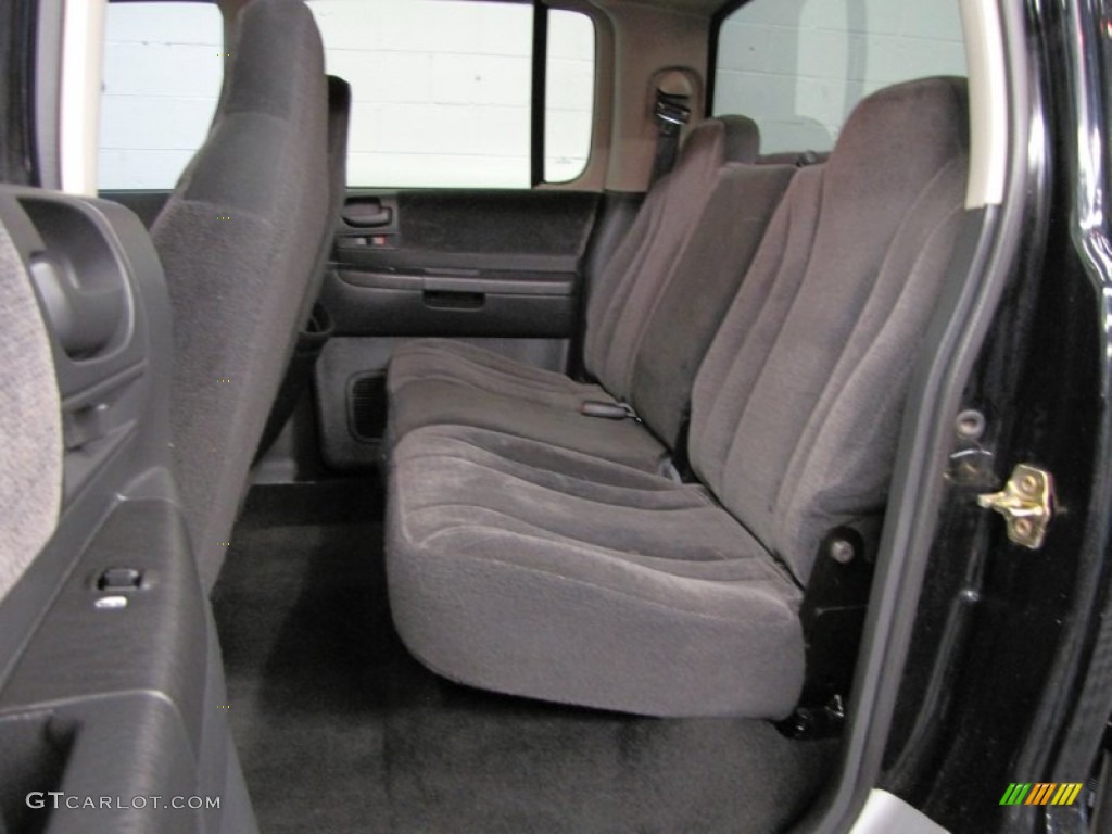 2004 Dakota SLT Quad Cab 4x4 - Black / Dark Slate Gray photo #11