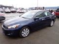 2009 Royal Blue Pearl Honda Accord EX-L V6 Sedan  photo #8