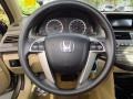 Ivory 2010 Honda Accord LX Sedan Steering Wheel