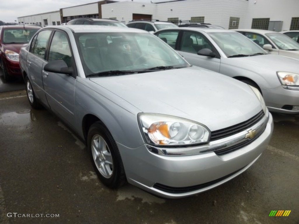 2005 Malibu LS V6 Sedan - Galaxy Silver Metallic / Gray photo #1