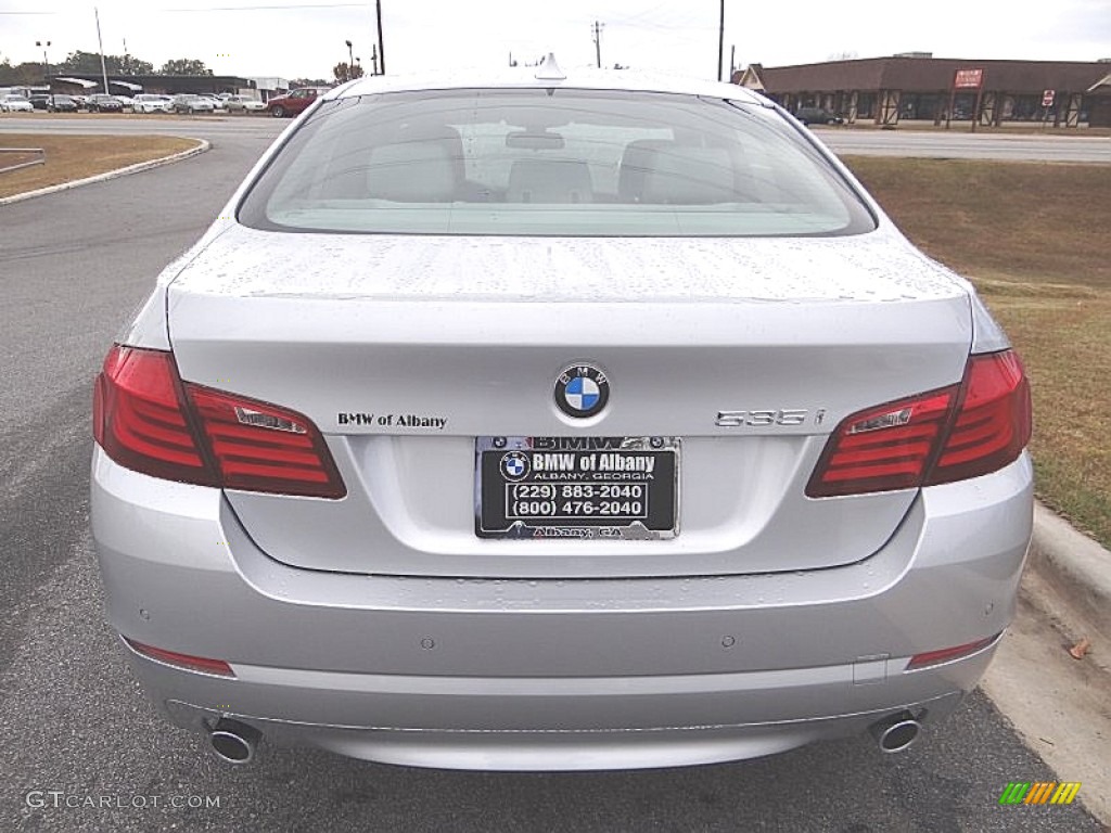 2013 5 Series 535i Sedan - Titanium Silver Metallic / Everest Gray photo #5