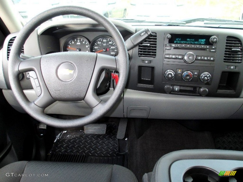 2013 Chevrolet Silverado 1500 LS Extended Cab Dark Titanium Dashboard Photo #74053998