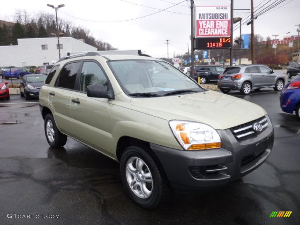 2008 Sportage LX V6 4x4 - Champagne Metallic / Beige photo #1