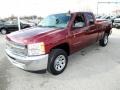 2013 Deep Ruby Metallic Chevrolet Silverado 1500 LS Extended Cab  photo #10