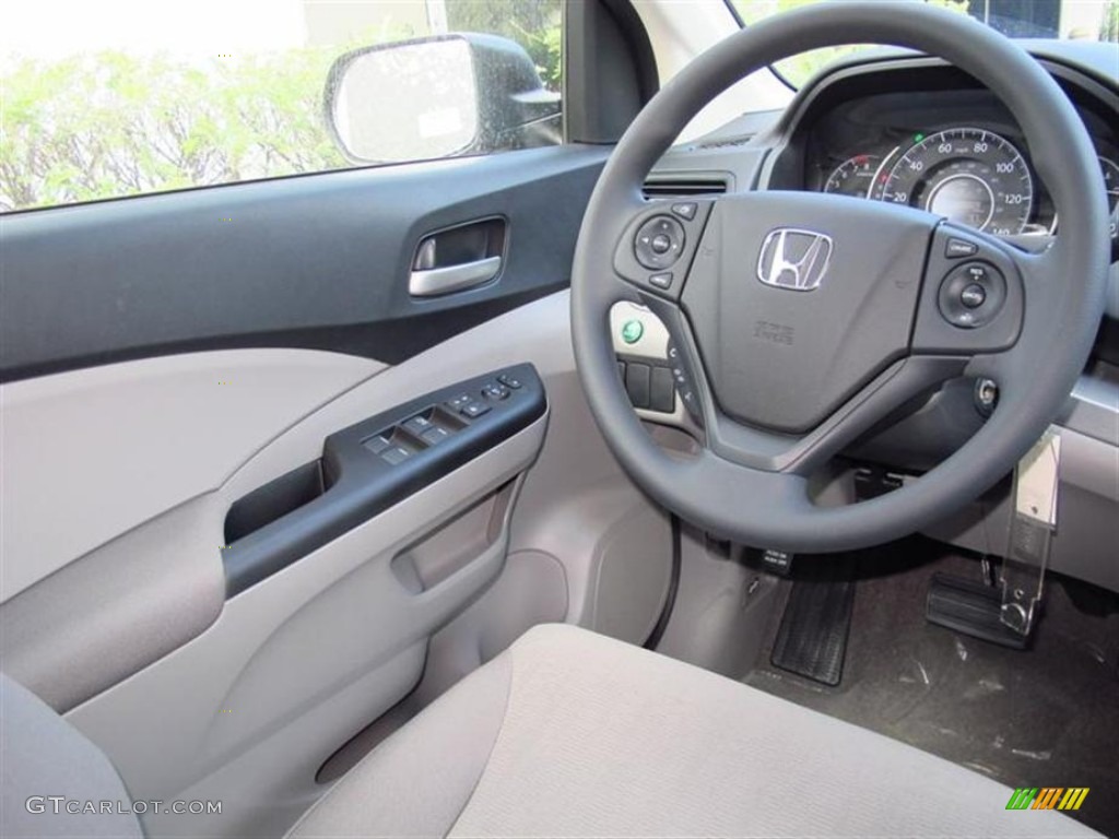 2013 CR-V LX - Polished Metal Metallic / Gray photo #5
