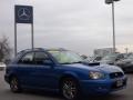 2005 WR Blue Pearl Subaru Impreza WRX Wagon  photo #3