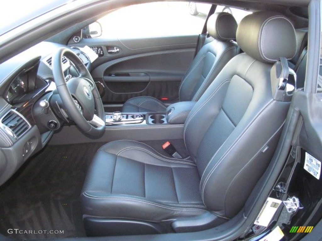 Warm Charcoal Interior 2013 Jaguar XK XK Coupe Photo #74056523