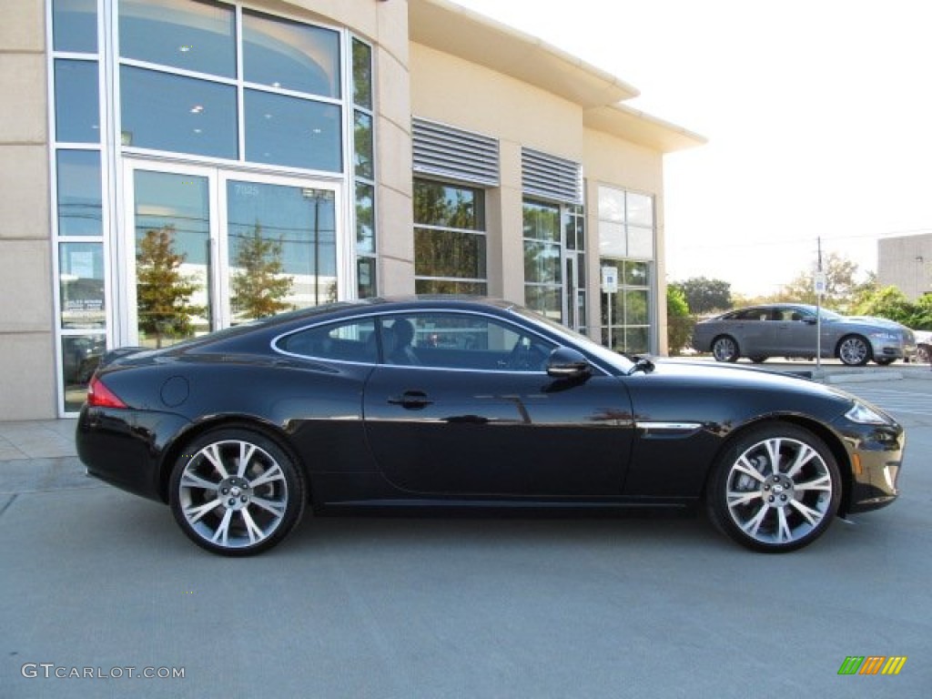 Ultimate Black Metallic 2013 Jaguar XK XK Coupe Exterior Photo #74056562